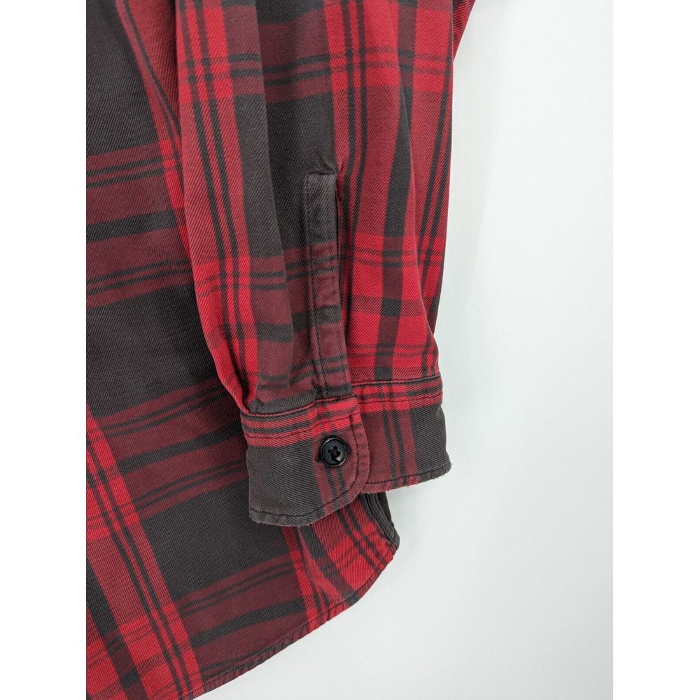 Big Mac VTG Men's Quilted Lined Plaid Flannel Jacket Shirt Medium Tall, Made USA - Picture 3 of 11